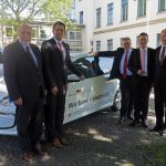 Zwei E-Fahrzeuge stehen jetzt für die Mitarbeiter des Niedersächsischen Ministeriums für Wirtschaft