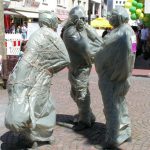 Künftig in der Gießener Innenstadt nicht nur schwätzen (Die drei Schwätzer