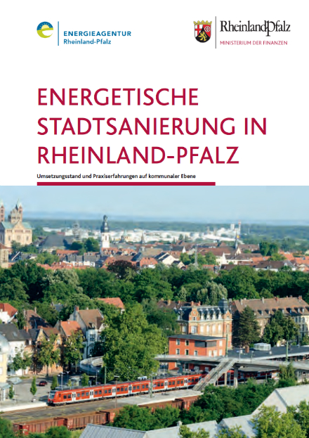 Die Broschüre zeigt den Umsetzungsstand der energetischen Stadtsanierung in Rheinland-Pfalz auf.