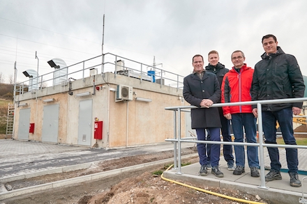 evm nimmt neu erbaute Biogaseinspeiseanlage in Plaidt in Betrieb.
