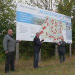 Das Neubaugebiet Marienhof II mit 22 Ein- und zwei Mehrfamilienhäusern wird mit Pellets beheizt.