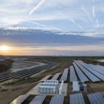 Der RWE indeland Solarpark wurde im Braunkohletagebau Inden errichtet.