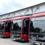 Nachwuchs der Stadtwerke Konstanz: Acht der insgesamt 23 neuen E-Gelenkbusse sind bereits im Linienbetrieb im Einsatz.