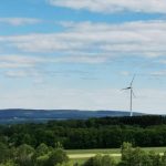 Windrad mit Blick auf den Soonwald© Doris Becker