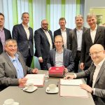 Unterzeichnung der Pachtverträge zwischen der ENERVIE Gruppe und den Stadtwerken Hemer. Foto: Enervie