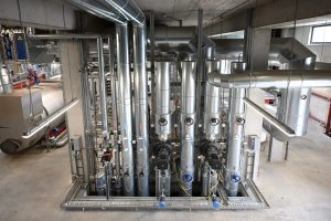 REWAG-Energiezentrale - Wärmeverteilung im Heizwerk 