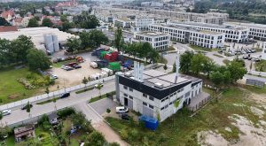 REWAG-Energiezentrale mit Hauptabnehmer Brauerei Bischofshof und Dörnberg-Areal