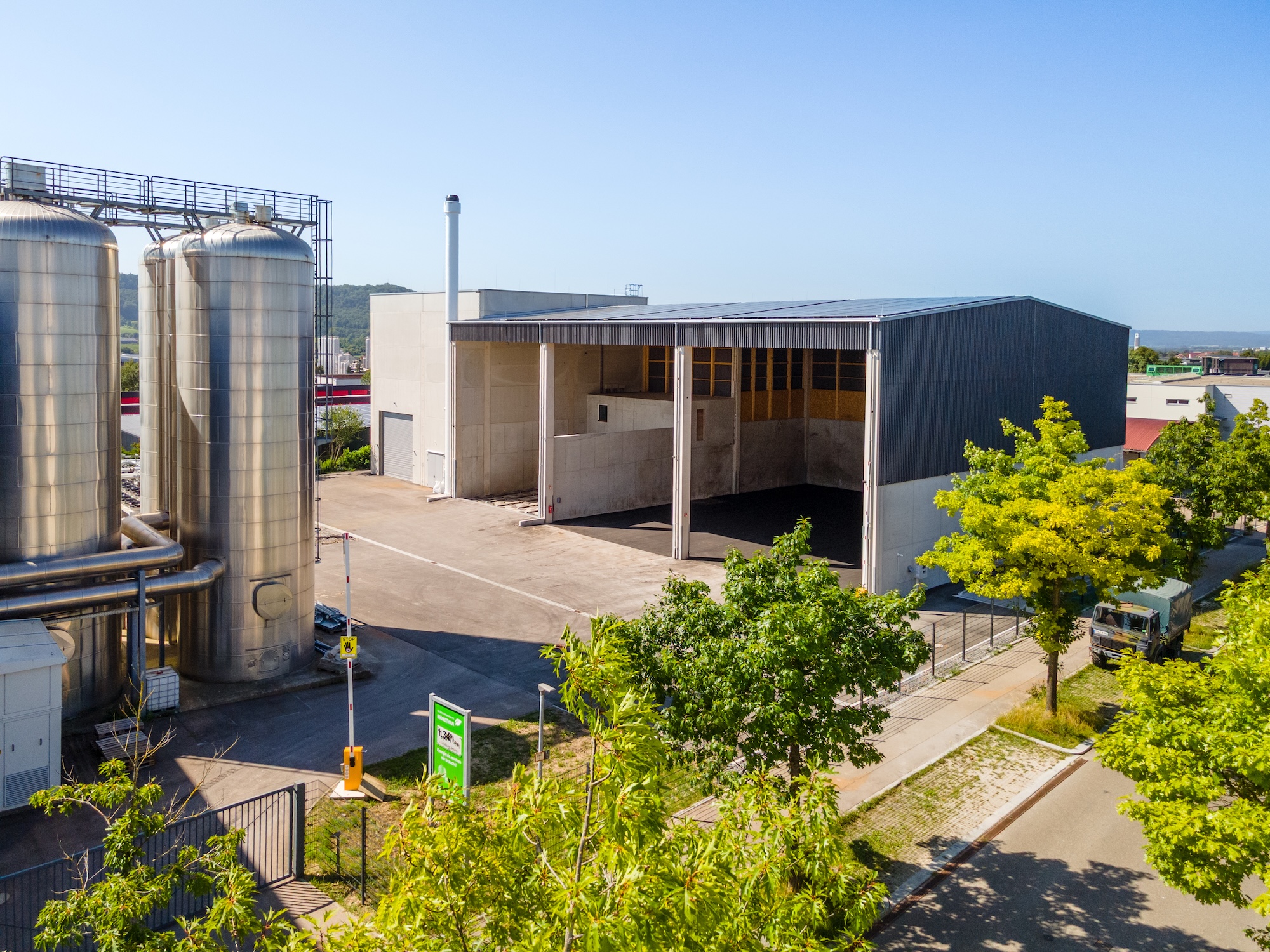 Holzheizkraftwerk der Stadtwerke Schwäbisch Hall